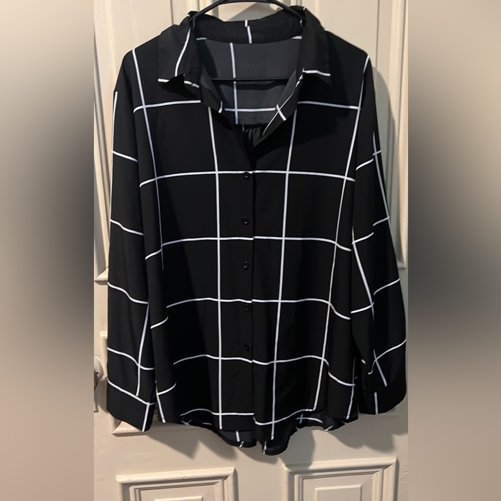 2x shein blouse